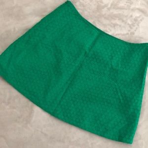 Green Mini Skirt